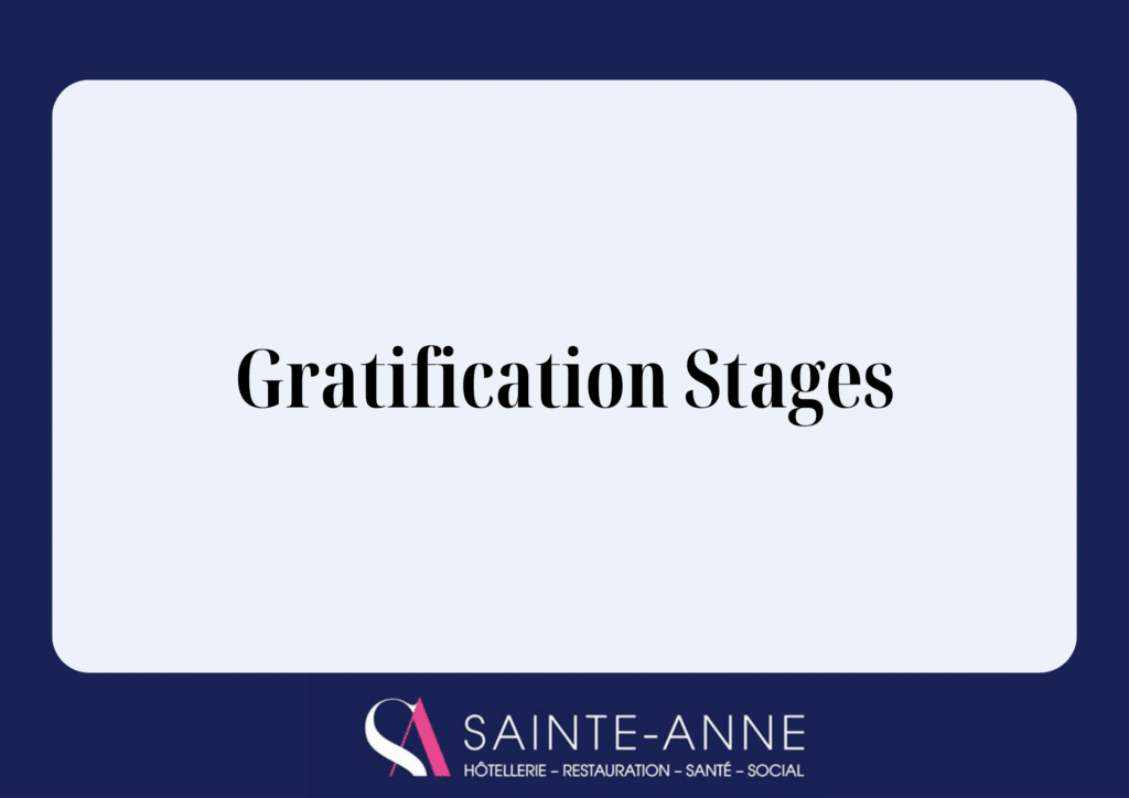 Gratification Stages Lycée des métiers SainteAnne SaintNazaire