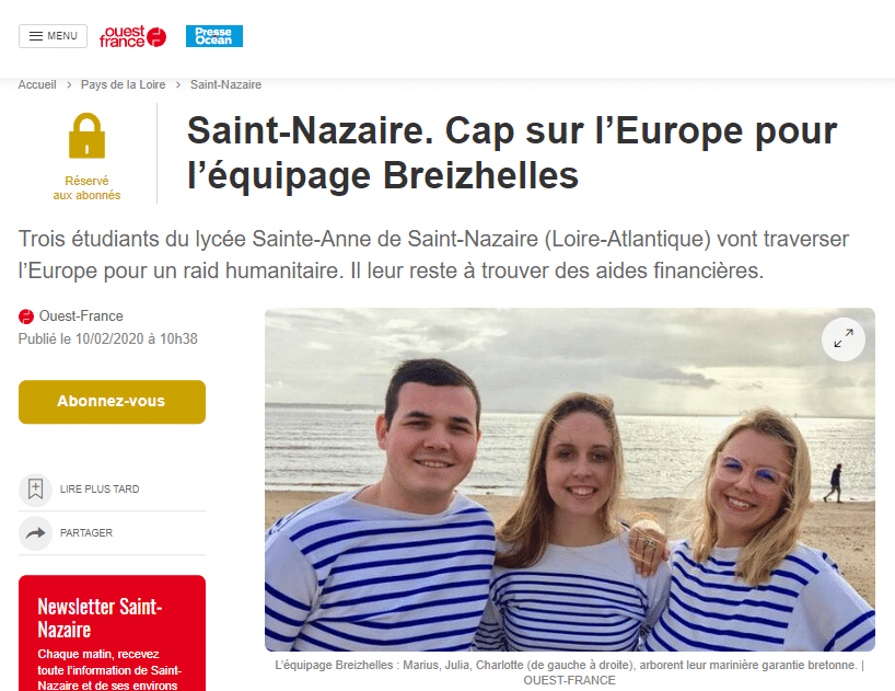 cap sur leurope