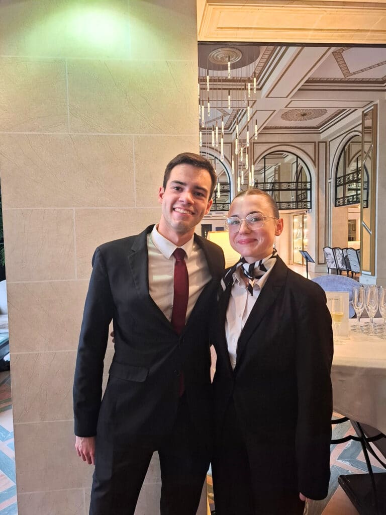 Théo Lépinois et Catherine Jourdain aux MAF Art de la table